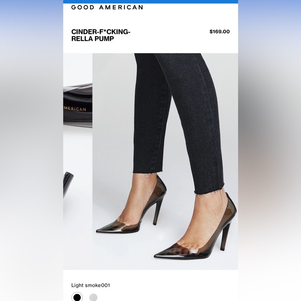 Good American Black Pumps, Size 7
